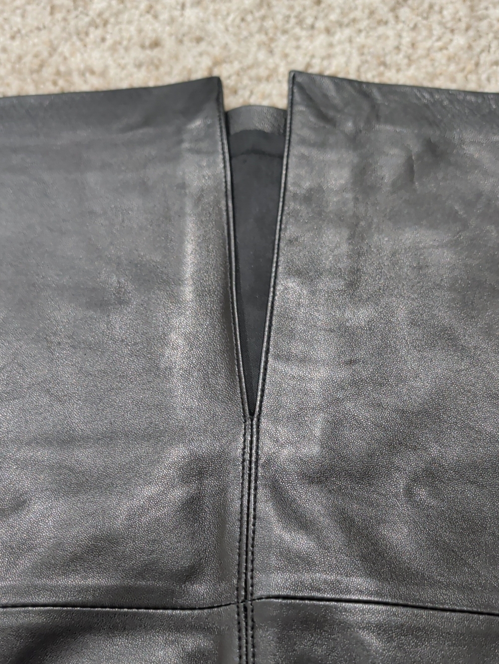 Women Leather Skirts Size 2